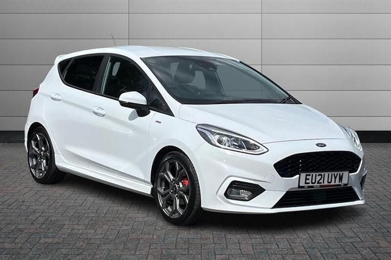 Frozen white Used 2021 Ford Fiesta ST-Line Hatchback | £11,200 (Fair price) - Image 1/2