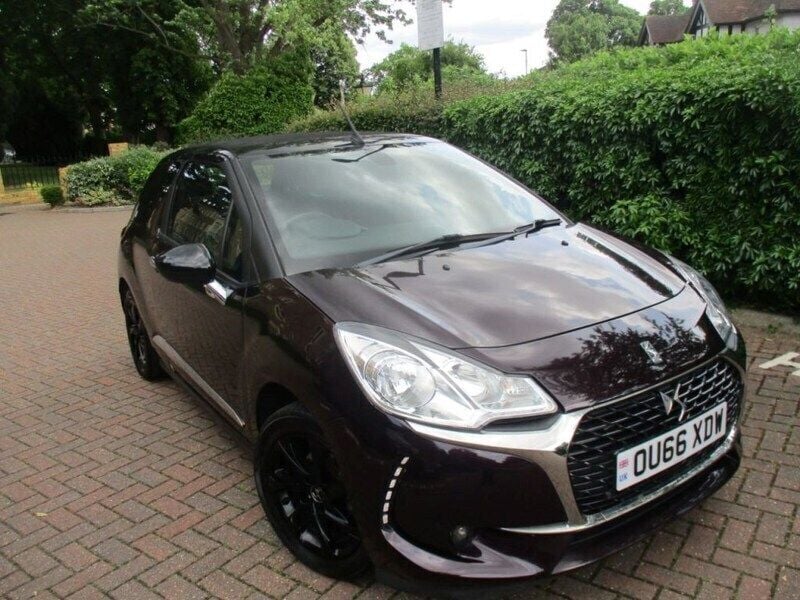 Mauve/purple Used 2016 DS Automobiles DS3 Cabriolet Elegance Cabriolet | £4,490 (Good price) - Image 1/4