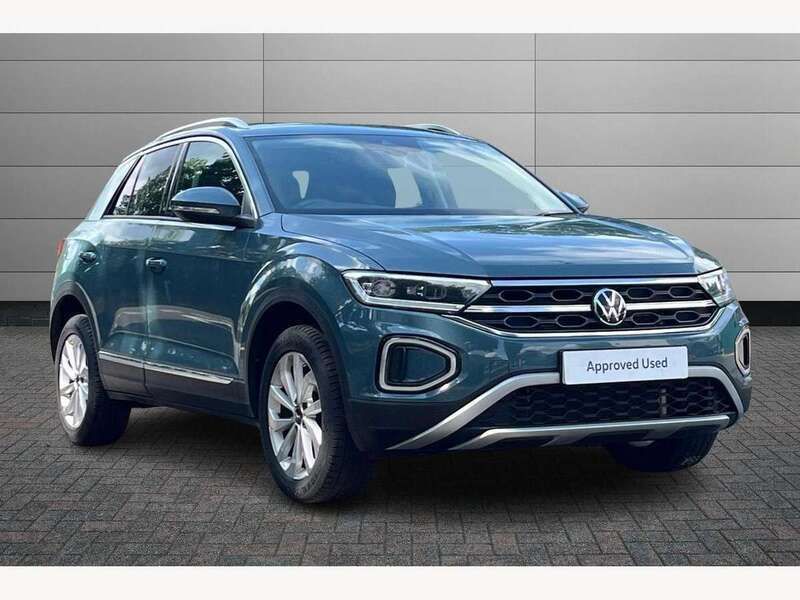 Petrol blue Used 2024 VW T-Roc Style SUV | £26,990 (A bit pricey) - Image 1/4