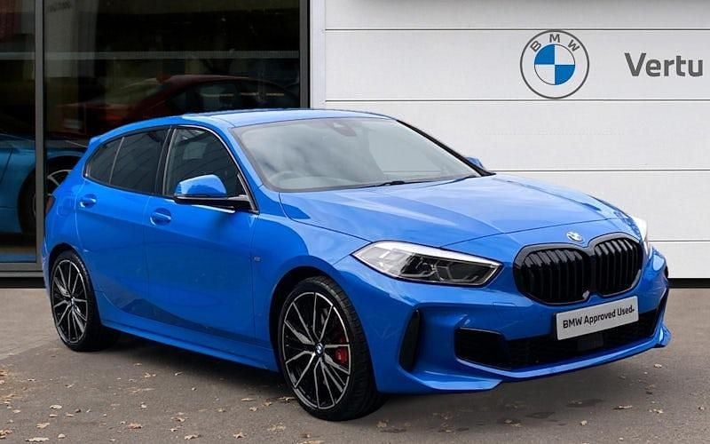 Blue Used 2023 BMW 128 Comfort Edition Hatchback | £25,945 (Fair price) - Image 1/4