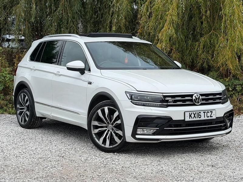 White Used 2016 VW Tiguan R-line SUV | £15,495 (Fair price) - Image 1/4