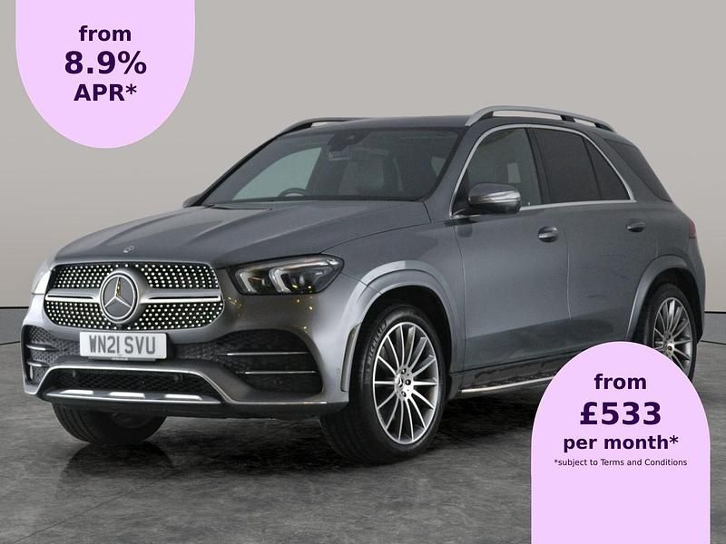 Grey Used 2021 Mercedes GLE300 AMG line SUV | £35,247 (Good price) - Image 1/2