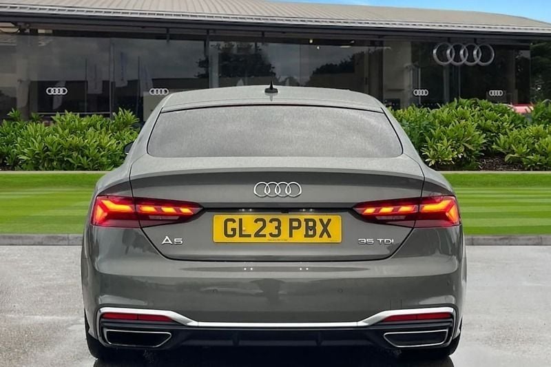 Used Audi A5 S-Line 161 HP (118 kW) 2023 Grey Coupe