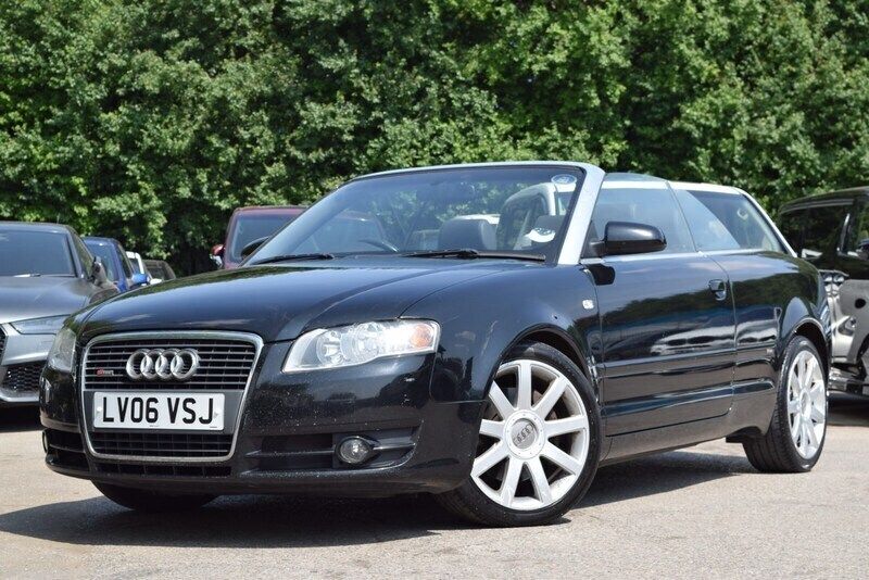 Black Used 2006 Audi A4 Cabriolet S-Line Cabriolet | £2,495 (Expensive) - Image 1/4