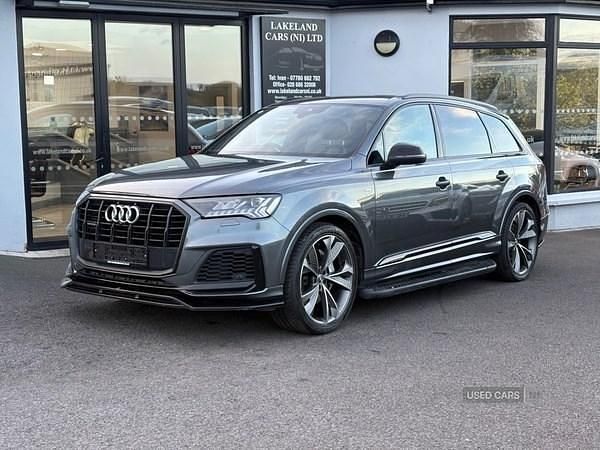 Grey Used 2020 Audi Q7 S-Line SUV | £34,995 (A bit pricey) - Image 1/4