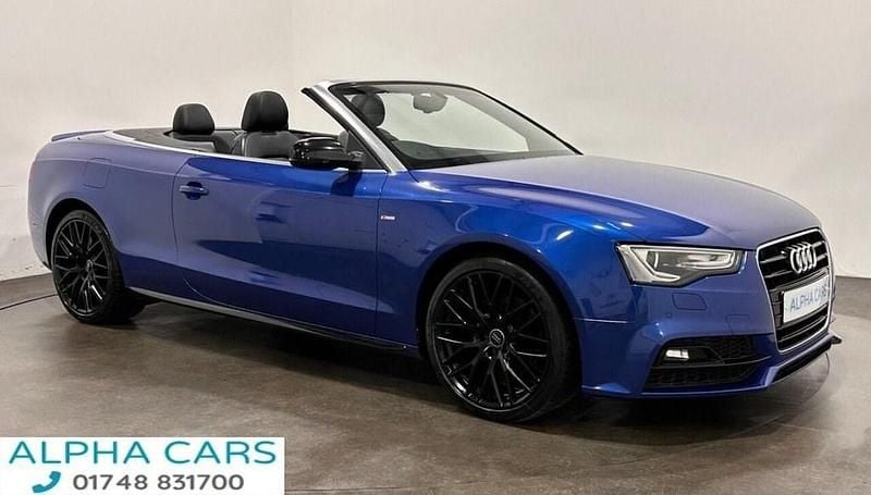 Blue Used 2016 Audi A5 Cabriolet S-Line Cabriolet | £11,995 (Fair price) - Image 1/4