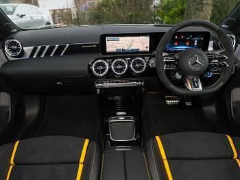 New Mercedes A45 AMG 421 HP (309 kW) 2026 White Hatchback