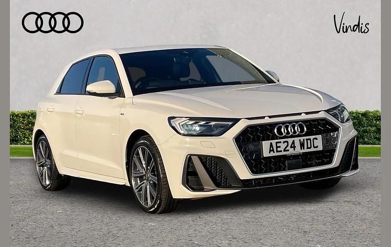 White Used 2024 Audi A1 S-Line Hatchback | £21,533 (Fair price) - Image 1/4