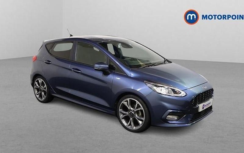 Used Ford Fiesta ST-Line X 125 HP (91 kW) 2020 Blue Hatchback