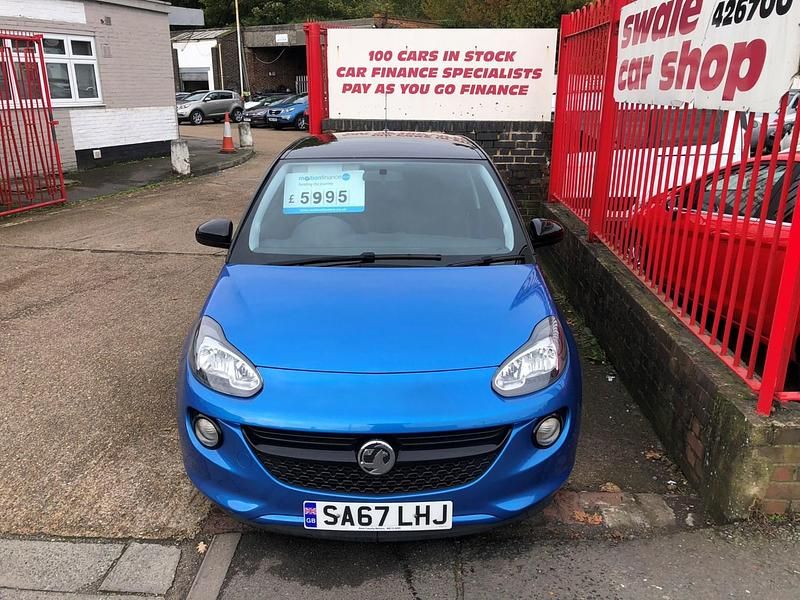 Used Vauxhall Adam 70 HP (51 kW) 2017 Blue Hatchback