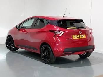 Used Nissan Micra 92 HP (67 kW) 2022 Red Hatchback