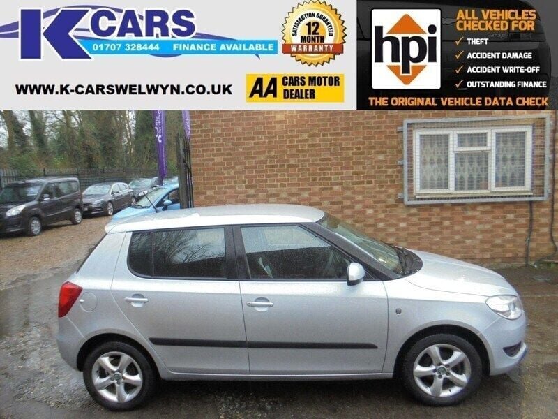 Silver Used 2013 Skoda Fabia SE Hatchback | £3,995 (Good price) - Image 1/3