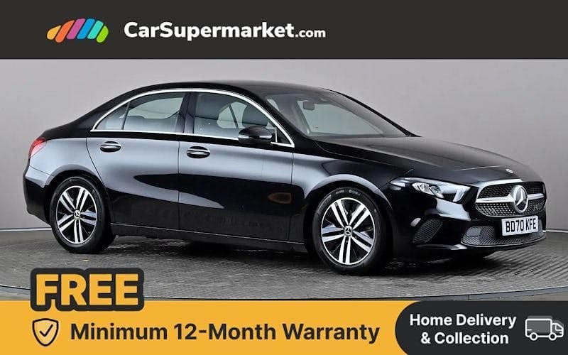 Black Used 2020 Mercedes A200 Sedan | £17,197 (Good price) - Image 1/4
