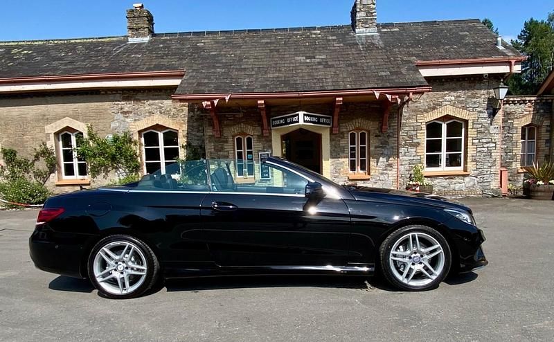 Used Mercedes E220 AMG 2014 Black Cabriolet