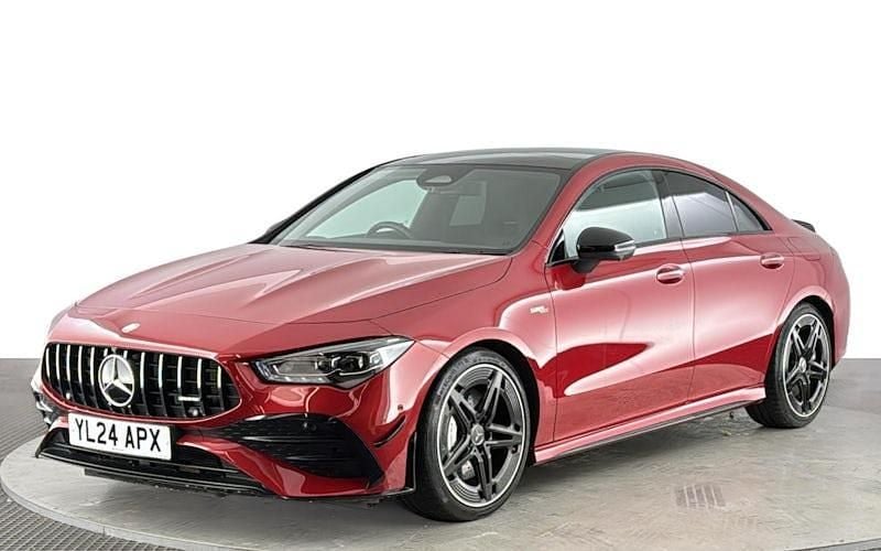 Used Mercedes CLA35 AMG Premium Plus 306 HP (225 kW) 2024 Red Sedan
