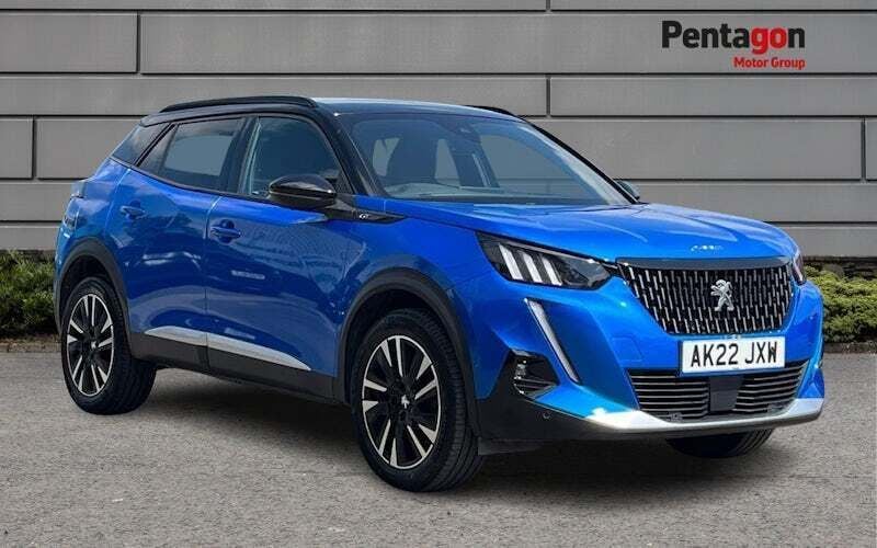 Blue Used 2022 Peugeot 2008 Premium SUV | £17,850 (Fair price) - Image 1/4