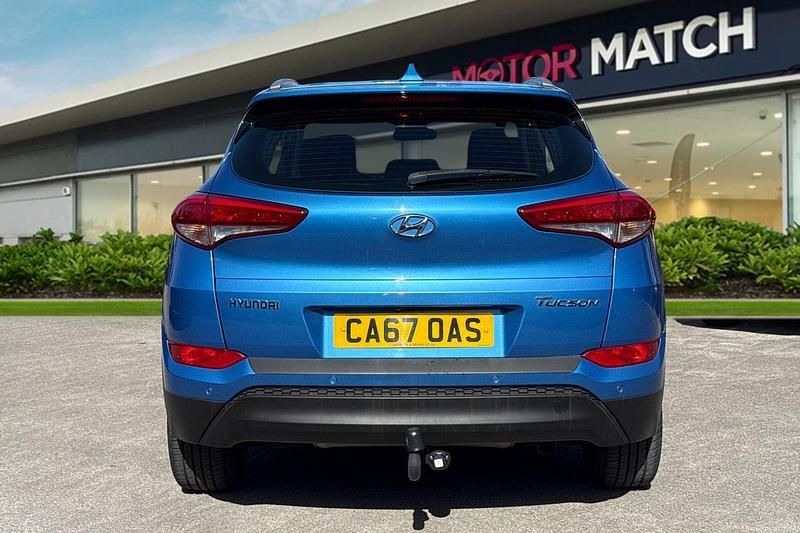 Usado Hyundai Tucson SE 177 HP (130 kW) 2018 Azul SUV