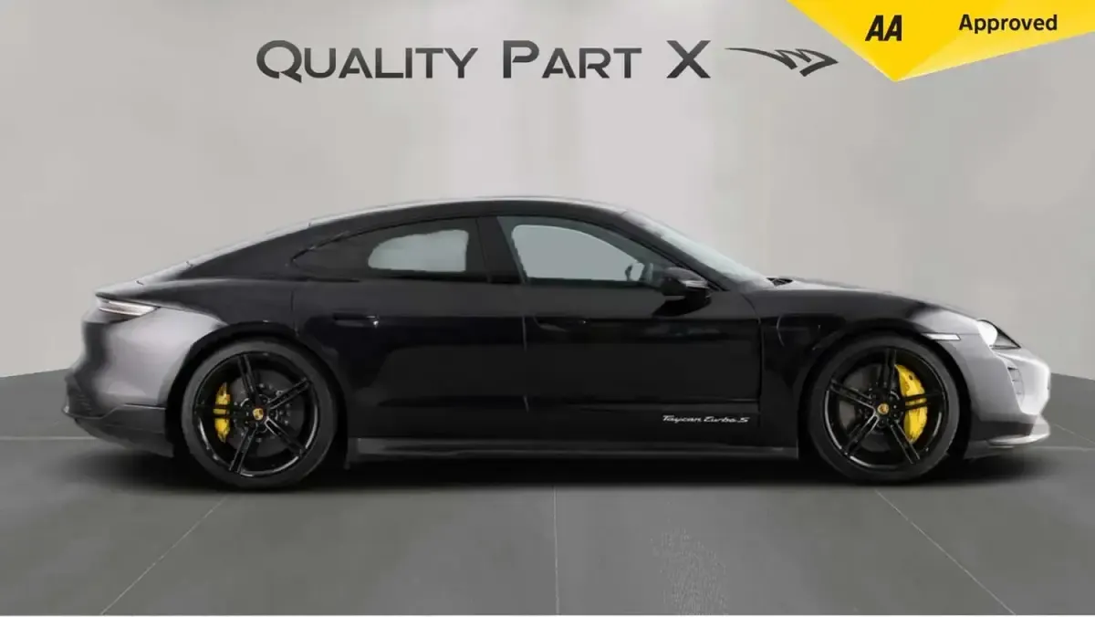 Used Porsche Taycan Performance Package 559 kW (761 HP) 2020 Black Sedan
