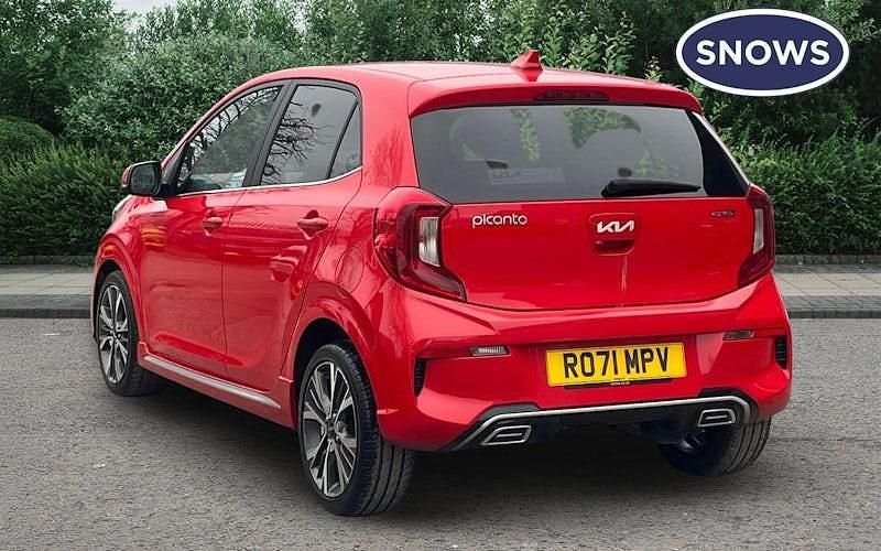 Used Kia Picanto GT-Line 101 HP (74 kW) 2021 Chilli red Hatchback