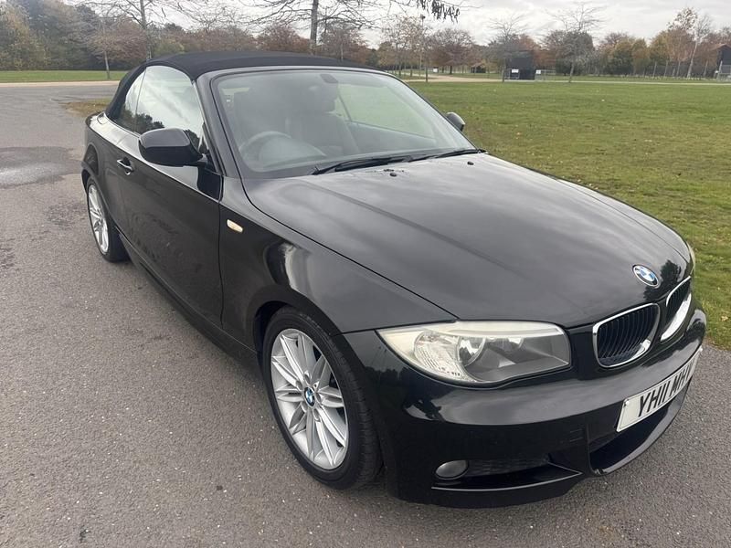 Used BMW 120 Cabriolet M Sport 177 HP (130 kW) 2011 Black Cabriolet
