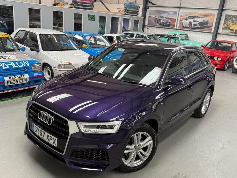 Mauve/purple Used 2017 Audi Q3 S-Line SUV | £15,994 (Fair price) - Image 1/4