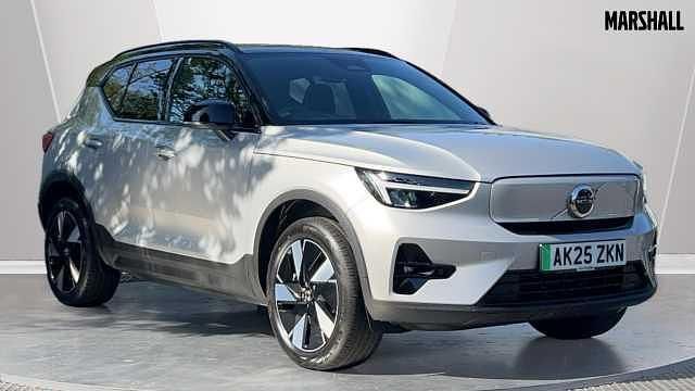 Metallic silver dawn Used 2025 Volvo EX40 Plus SUV | £34,500 (Good price) - Image 1/3