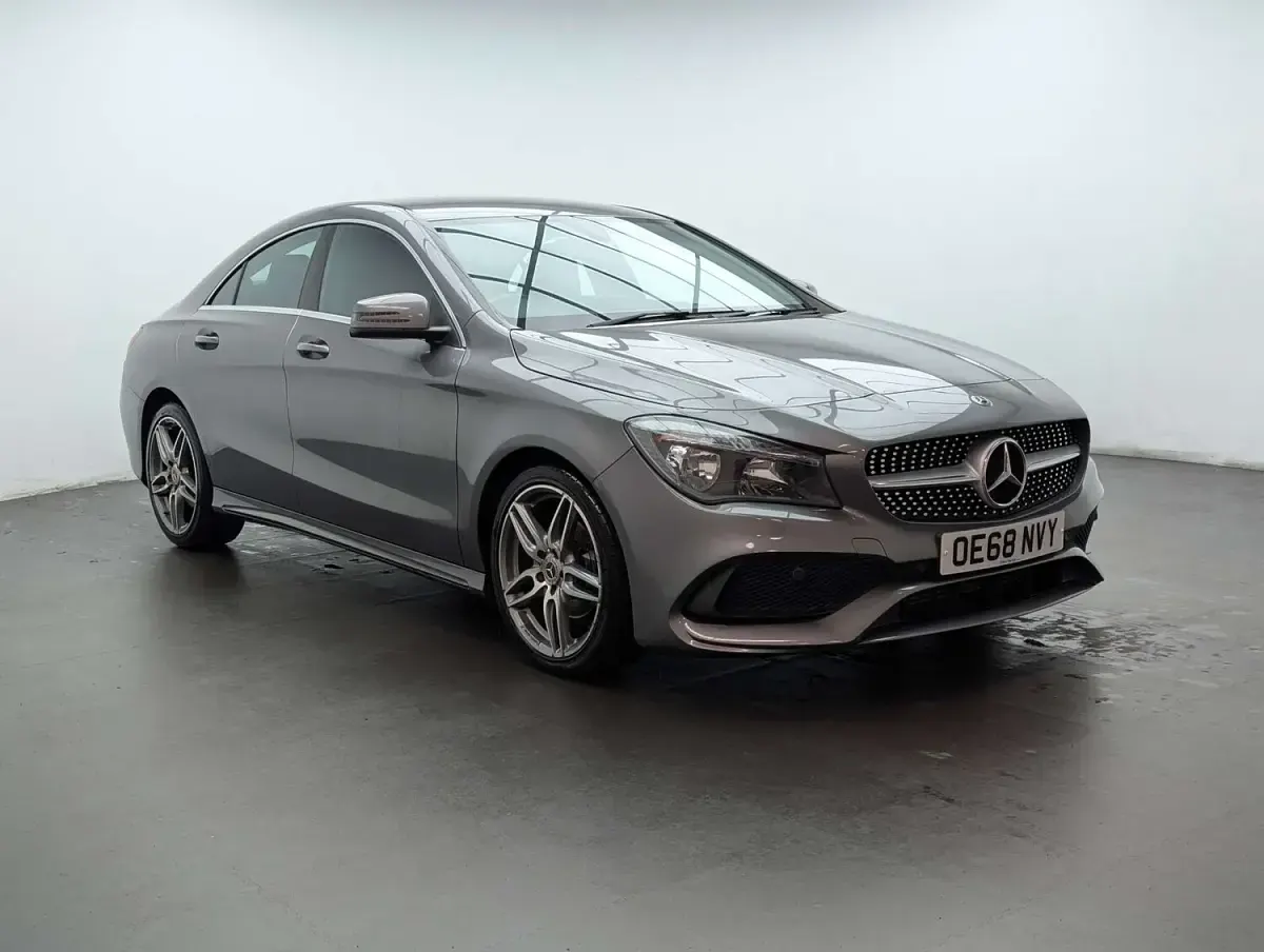 Used Mercedes CLA200 AMG line 156 HP (114 kW) 2018 Grey Sedan