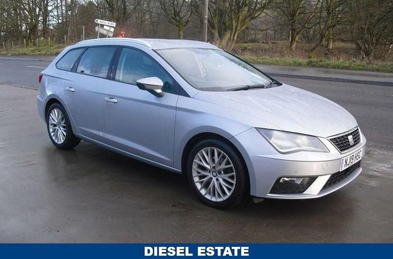 Used Seat Leon ST SE Dynamic 115 HP (84 kW) 2019 Silver Estate