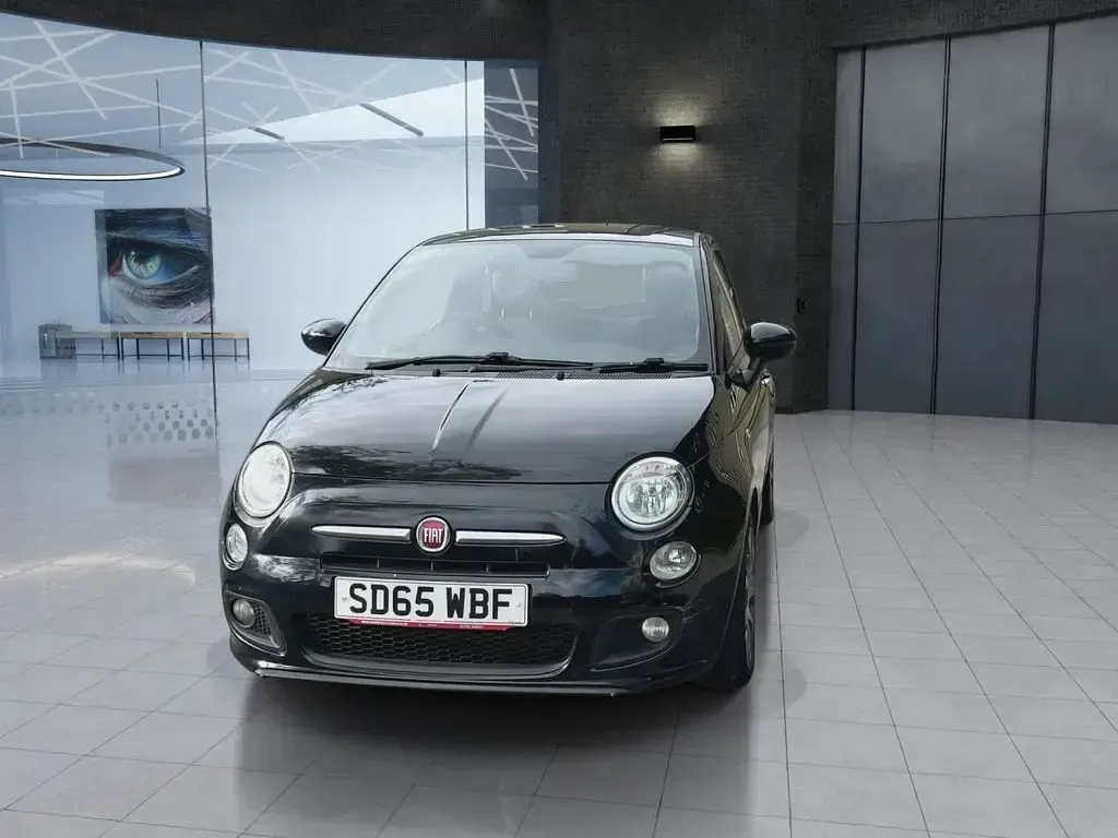 Used Fiat 500 S 69 HP (50 kW) 2015 Black Hatchback