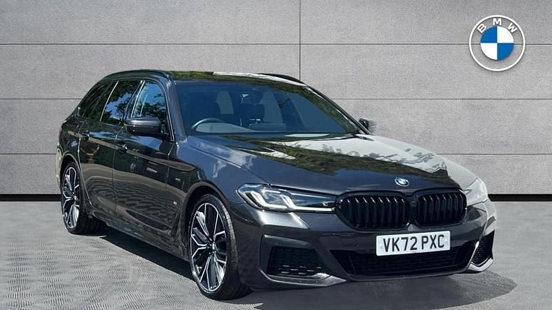 Grey Used 2022 BMW 520 M Sport Estate | £25,995 (Fair price) - Image 1/4