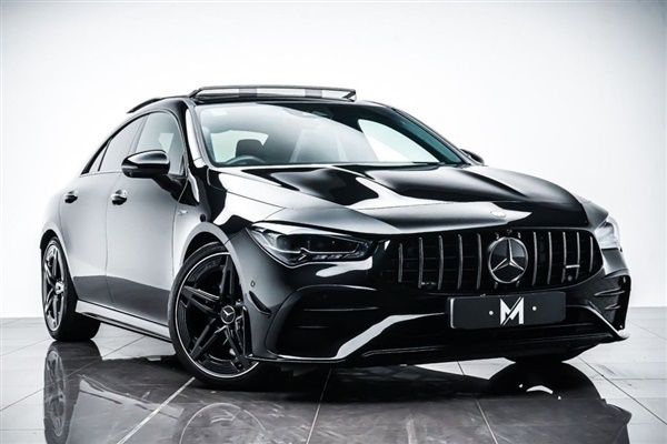 Black Used 2023 Mercedes CLA35 AMG Premium Plus Coupe | £40,795 - Image 1/4