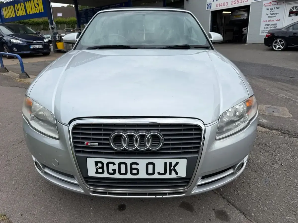 Used Audi A4 Cabriolet S-Line 163 HP (119 kW) 2006 Silver Cabriolet