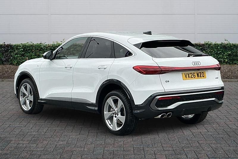 New Audi Q5 S-Line 2026 Arkona white, solid SUV