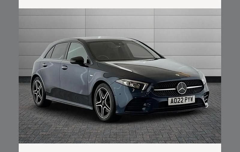 Blue Used 2022 Mercedes A200 AMG Line Premium Hatchback | £24,495 (Expensive) - Image 1/4