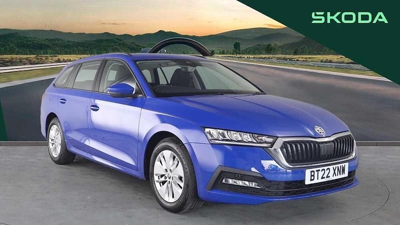 Energy blue Used 2022 Skoda Octavia SE Technology Estate | £17,495 (Fair price) - Image 1/4