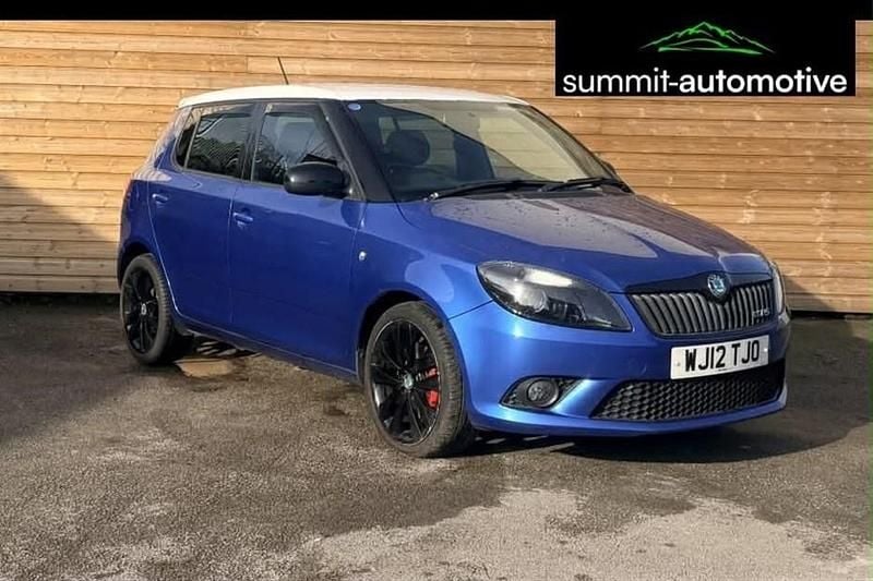 Used Skoda Fabia vRS 2012 Blue Hatchback
