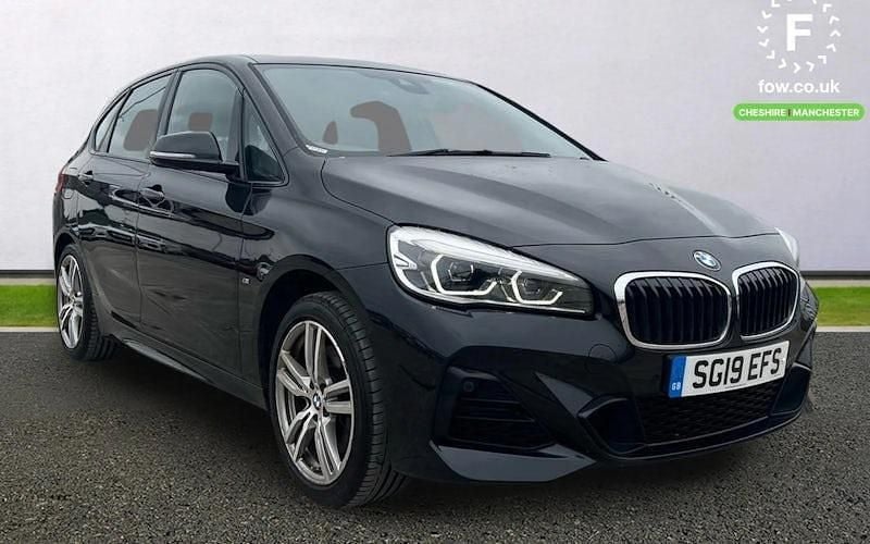 Black Used 2019 BMW 225 Active Tourer M Sport MPV | £16,399 (Fair price) - Image 1/4