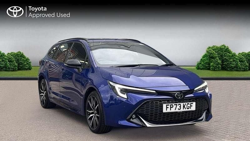 Juniper blue Used 2023 Toyota Corolla Sport Estate | £25,090 (Fair price) - Image 1/4