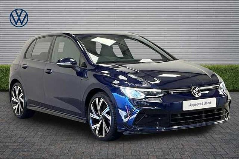 Used VW Golf VII R-line 150 HP (110 kW) 2020 Atlantic blue Hatchback