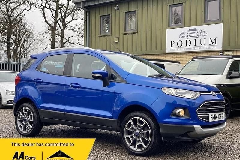Used Ford Ecosport Titanium 125 HP (91 kW) 2014 Blue SUV