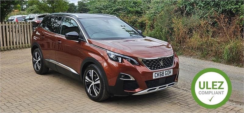 Bronze Used 2018 Peugeot 3008 GT-line Hatchback | £13,695 (Fair price) - Image 1/4