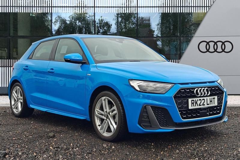 Blue Used 2022 Audi A1 Sportback S-Line Hatchback | £19,690 (Fair price) - Image 1/4