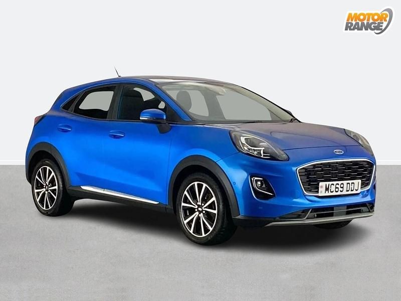Blue Used 2020 Ford Puma Titanium Hatchback | £11,895 (Super price) - Image 1/4