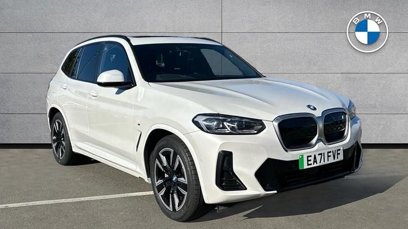 White Used 2021 BMW iX3 M Sport SUV | £27,311 (Fair price) - Image 1/4