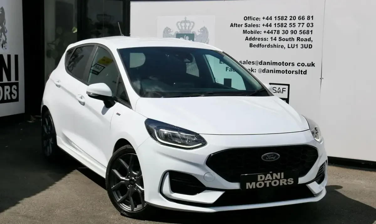 Used Ford Fiesta ST-Line 123 HP (90 kW) 2022 White Hatchback