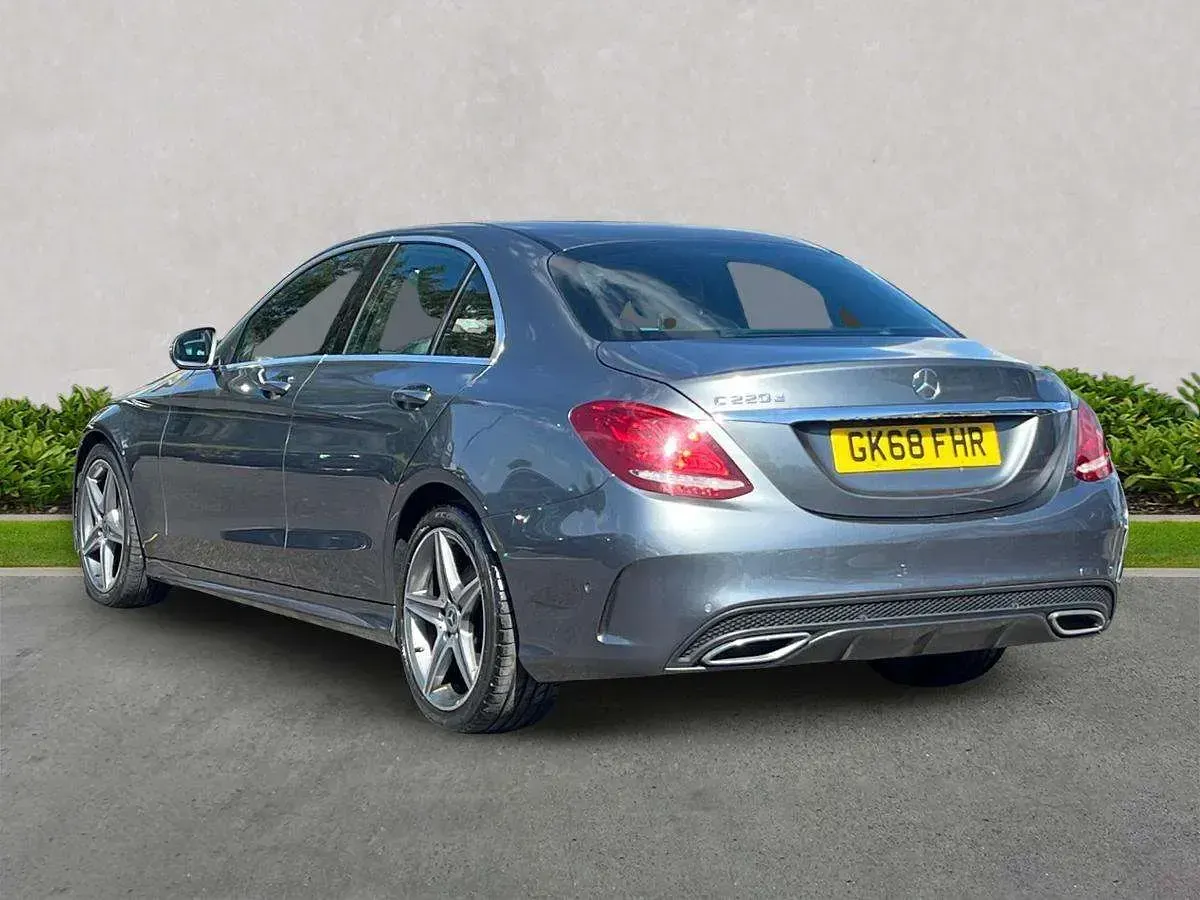 Used Mercedes C220 AMG line 2018 Grey Sedan