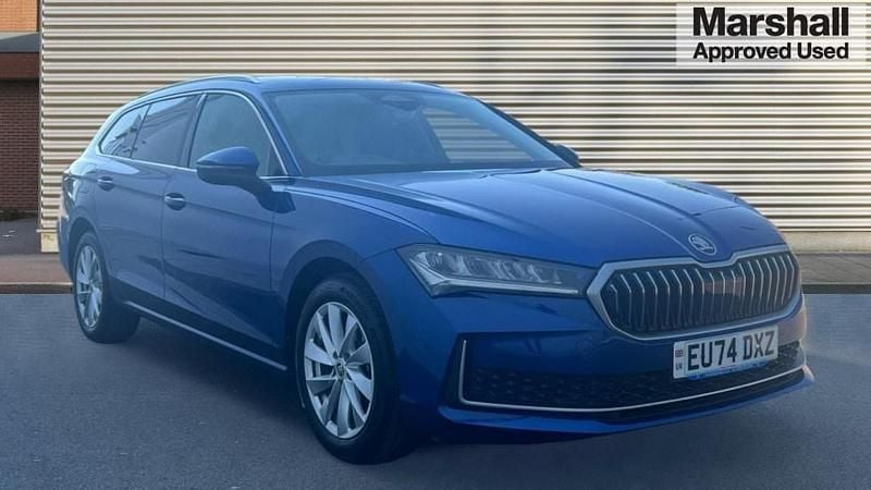 Blue Used 2024 Skoda Superb SE Technology Estate | £28,890 (Expensive) - Image 1/4