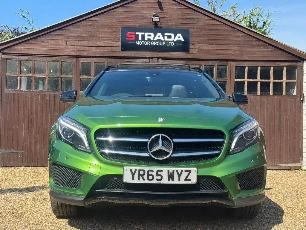 Used Mercedes GLA220 AMG line 177 HP (130 kW) 2016 Green SUV