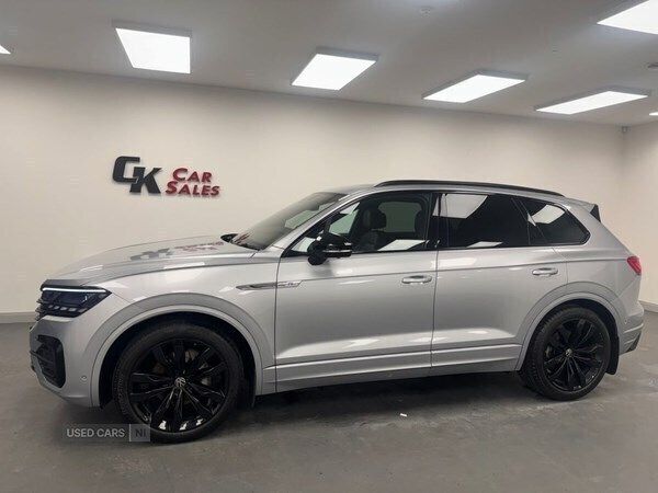 Silver Used 2021 VW Touareg Black Edition SUV | £34,500 (Super price) - Image 1/4