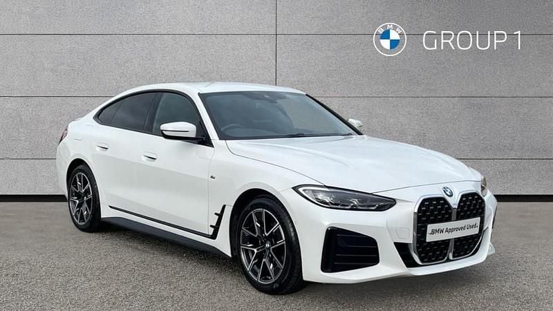 White Used 2022 BMW 420 Gran Coupé M Sport Coupe | £25,995 (Good price) - Image 1/4